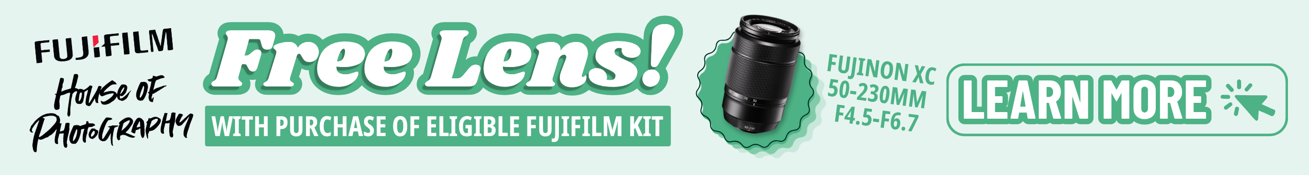 Fujifilm Free Lens April - May 2026